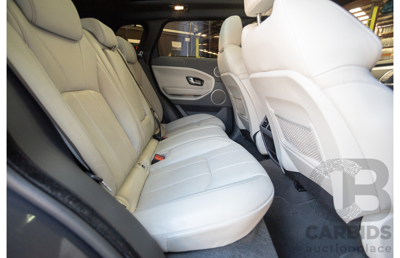 08/2016 Range Rover Evoque Td4 180 HSE Dynamic (AWD) LV MY17 5D Wagon Waitomo Grey Turbo Diesel 2.0L