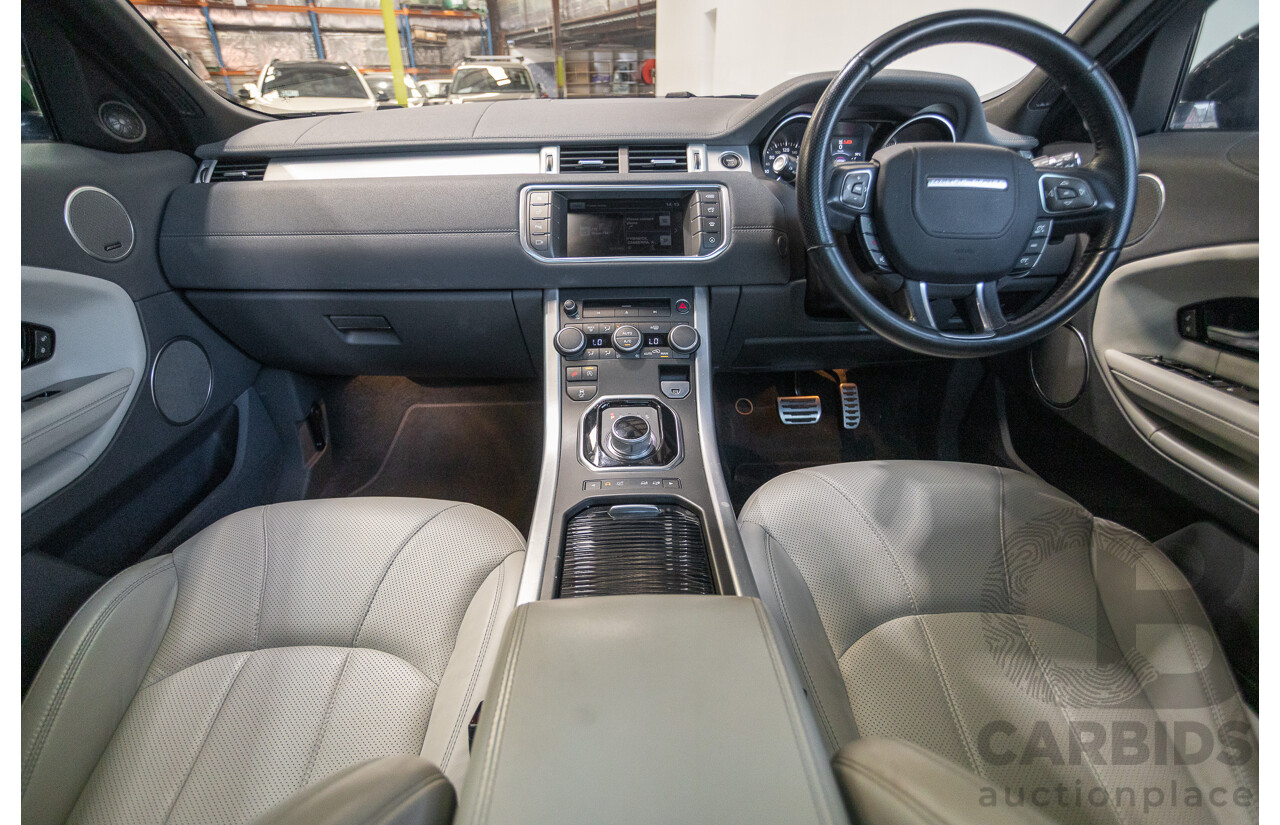 08/2016 Range Rover Evoque Td4 180 HSE Dynamic (AWD) LV MY17 5D Wagon Waitomo Grey Turbo Diesel 2.0L