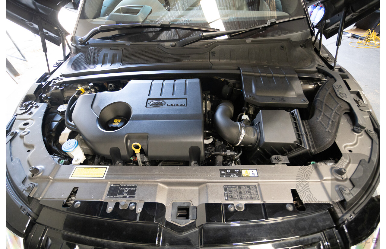 08/2016 Range Rover Evoque Td4 180 HSE Dynamic (AWD) LV MY17 5D Wagon Waitomo Grey Turbo Diesel 2.0L