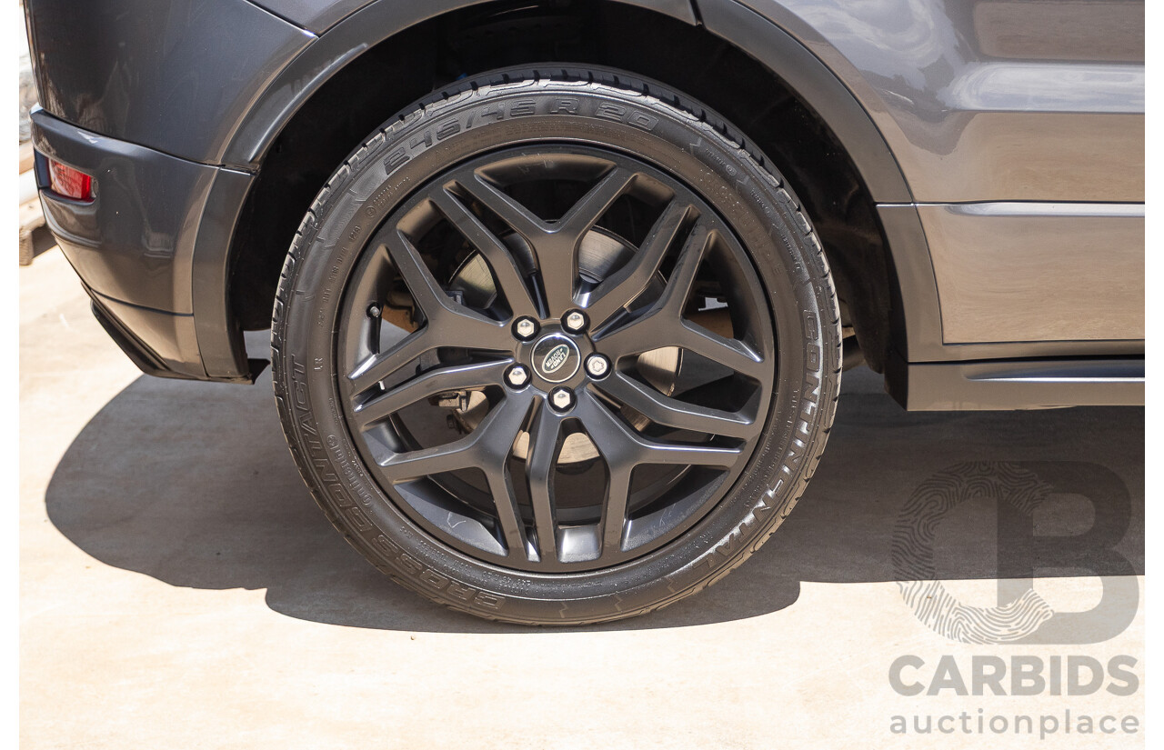 08/2016 Range Rover Evoque Td4 180 HSE Dynamic (AWD) LV MY17 5D Wagon Waitomo Grey Turbo Diesel 2.0L