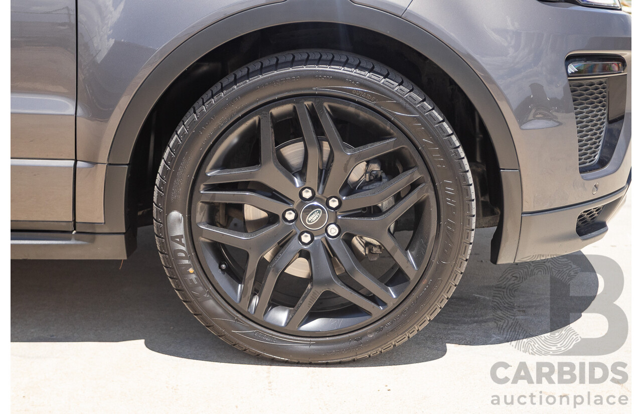 08/2016 Range Rover Evoque Td4 180 HSE Dynamic (AWD) LV MY17 5D Wagon Waitomo Grey Turbo Diesel 2.0L