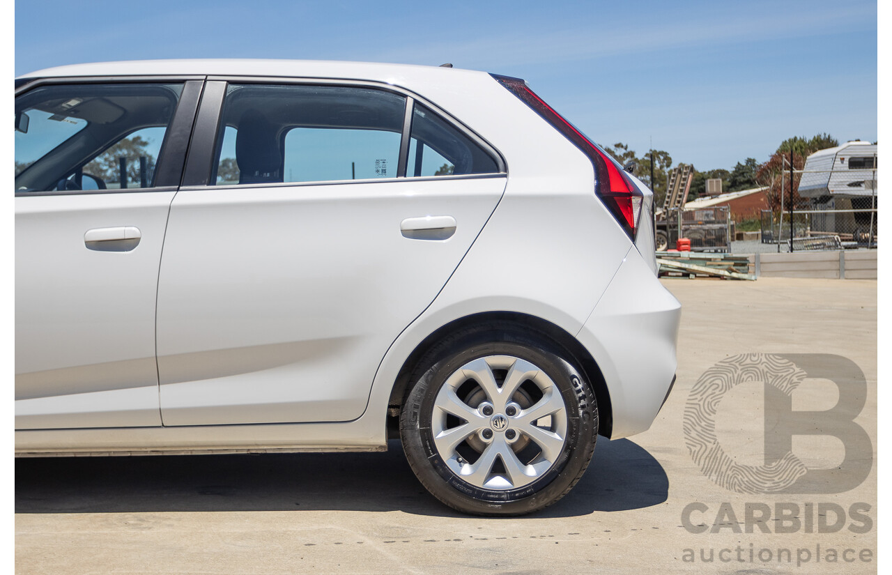 3/2024 MG MG3 Auto Core SZP1 MY24 5D Hatchback Dover White 1.5L