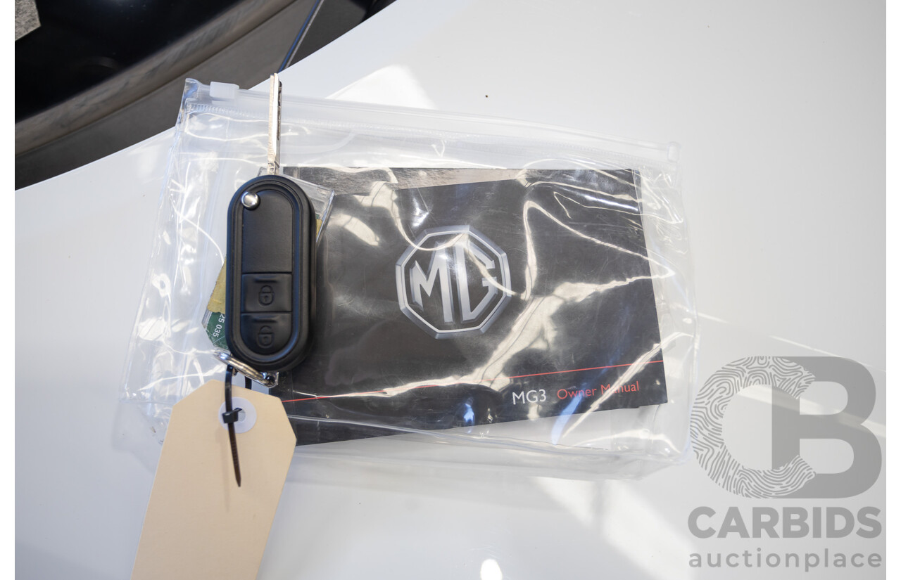 3/2024 MG MG3 Auto Core SZP1 MY24 5D Hatchback Dover White 1.5L