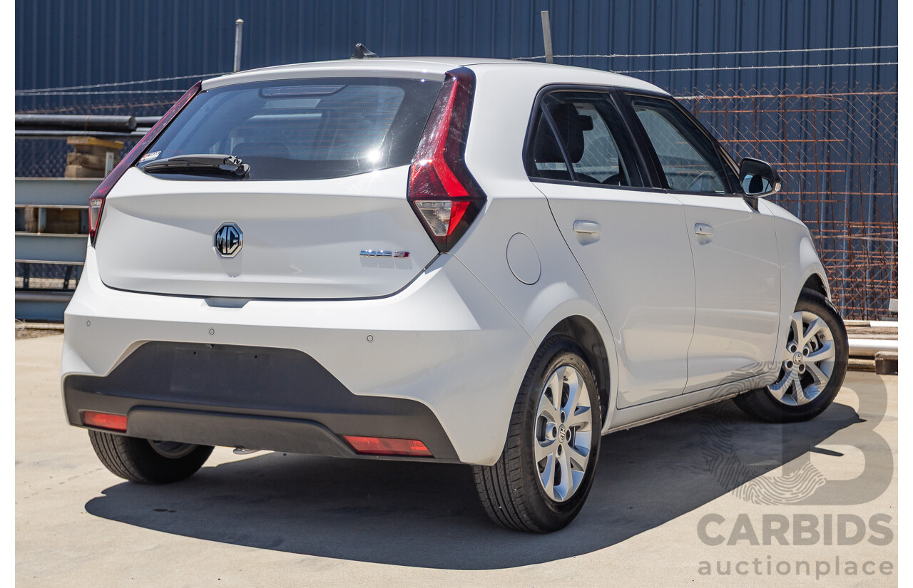 3/2024 MG MG3 Auto Core SZP1 MY24 5D Hatchback Dover White 1.5L