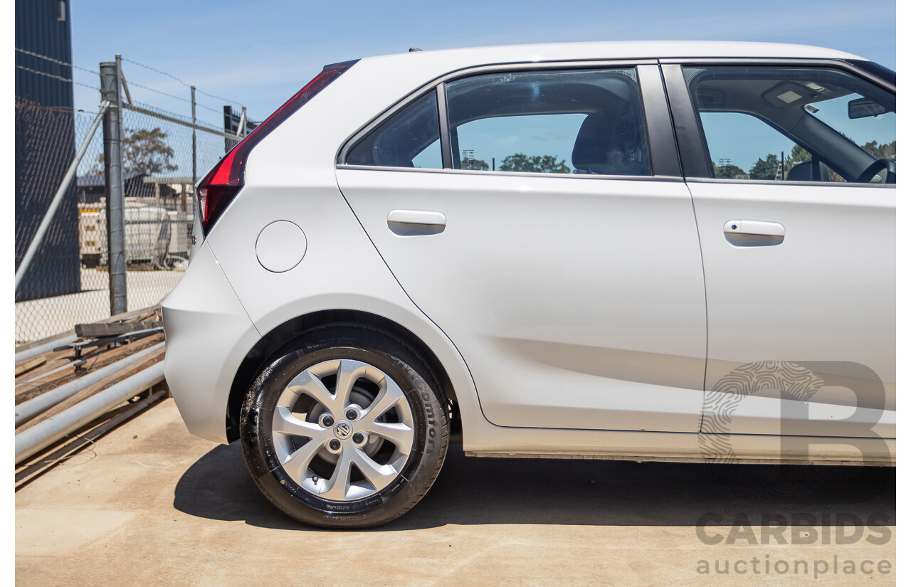 3/2024 MG MG3 Auto Core SZP1 MY24 5D Hatchback Dover White 1.5L