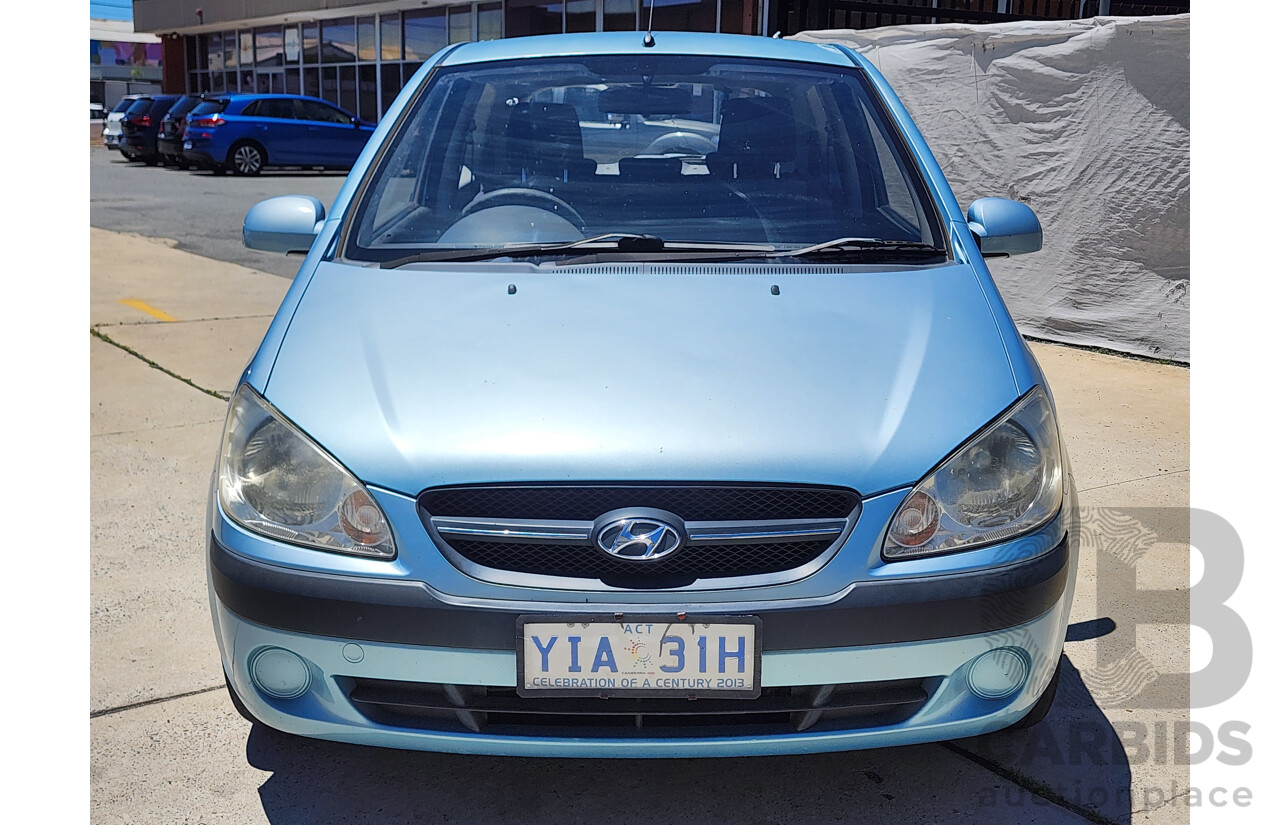 8/2009 Hyundai Getz S TB MY09 3d Hatchback Blue 1.4L
