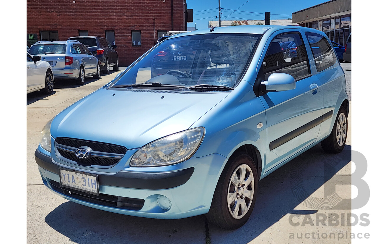 8/2009 Hyundai Getz S TB MY09 3d Hatchback Blue 1.4L