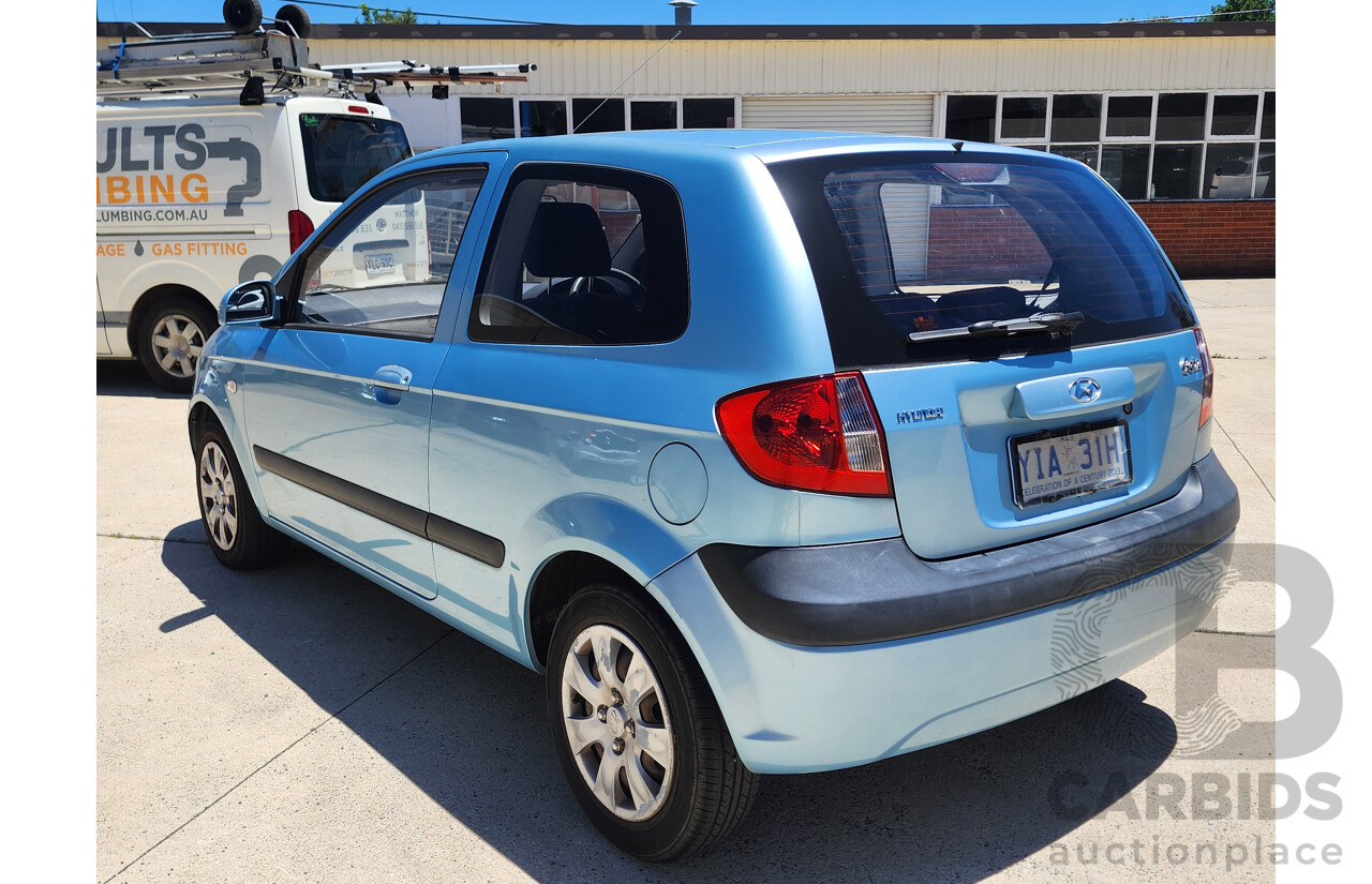 8/2009 Hyundai Getz S TB MY09 3d Hatchback Blue 1.4L