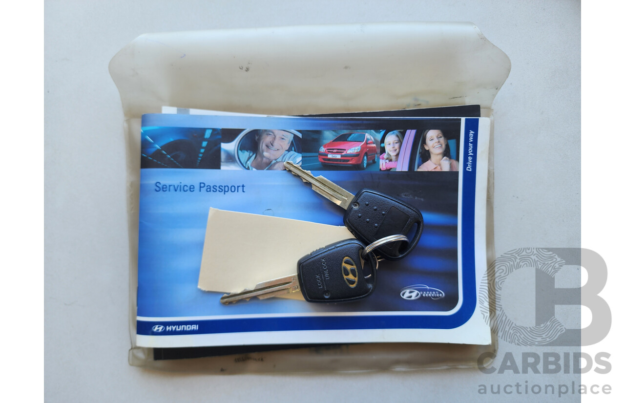 8/2009 Hyundai Getz S TB MY09 3d Hatchback Blue 1.4L