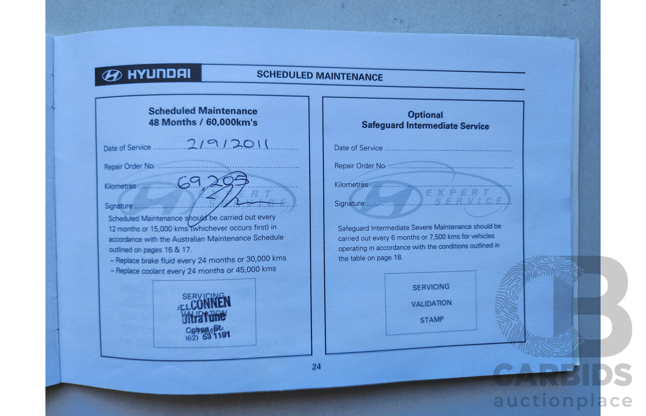 8/2009 Hyundai Getz S TB MY09 3d Hatchback Blue 1.4L