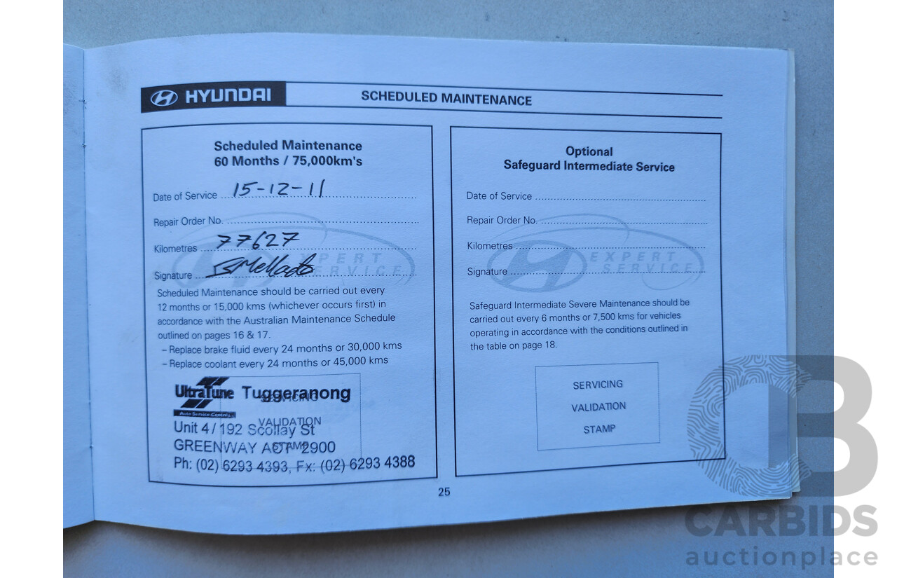 8/2009 Hyundai Getz S TB MY09 3d Hatchback Blue 1.4L