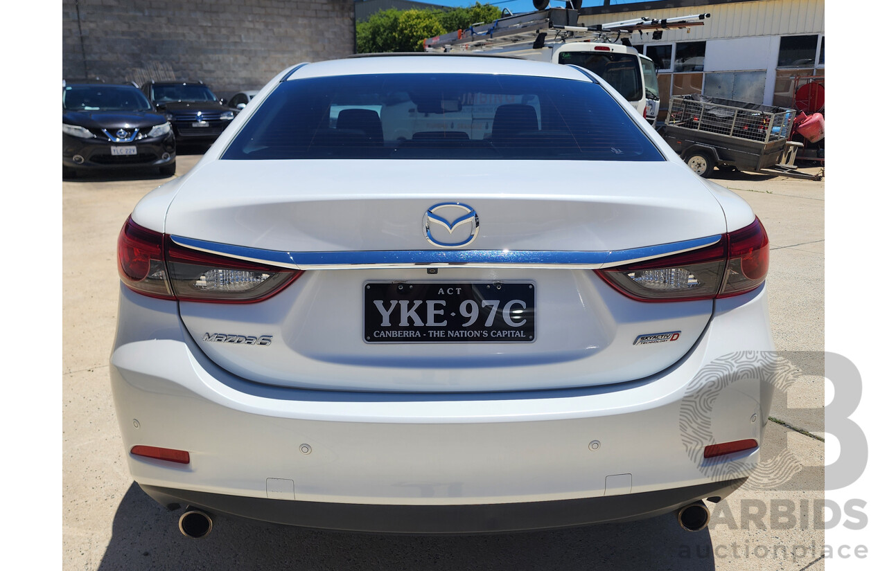 12/2014 Mazda Mazda6 Atenza 6C 4d Sedan White 2.2L