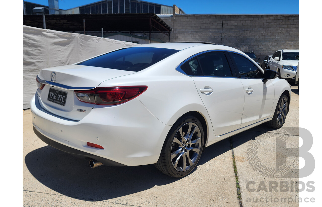 12/2014 Mazda Mazda6 Atenza 6C 4d Sedan White 2.2L