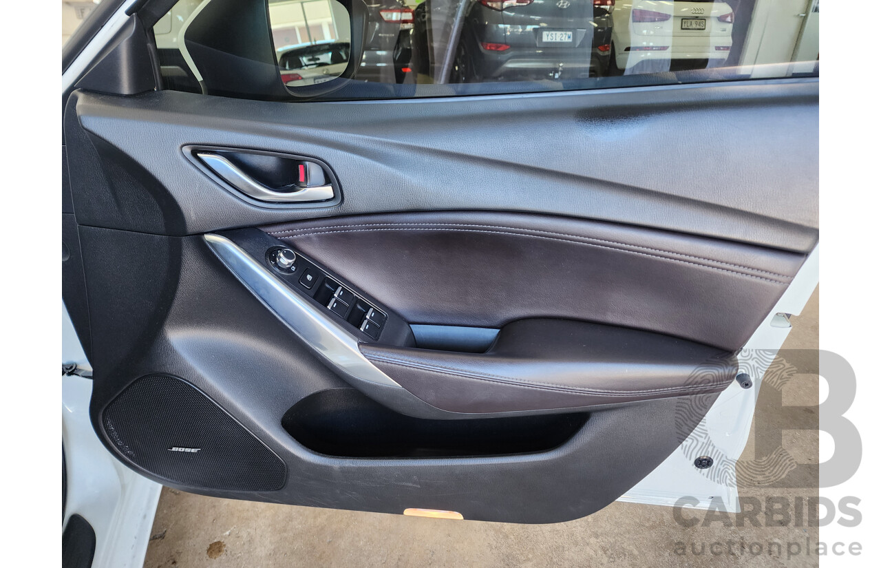 12/2014 Mazda Mazda6 Atenza 6C 4d Sedan White 2.2L