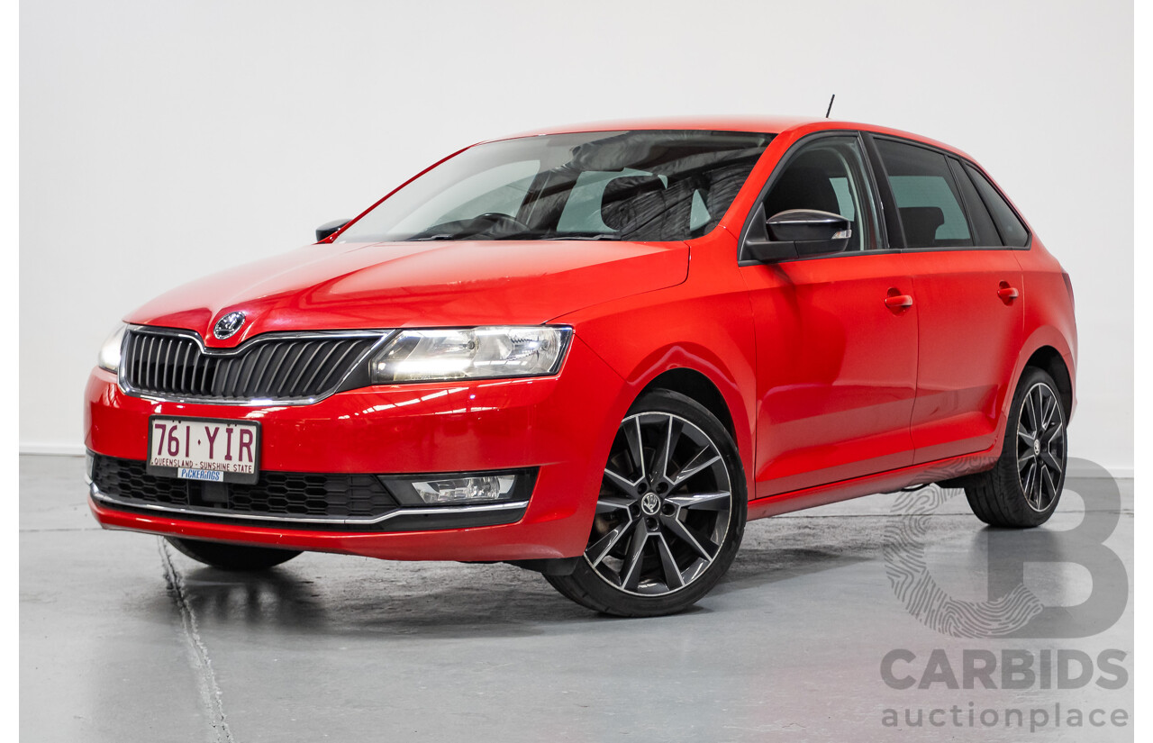 03/2018 Skoda Rapid  92 TSI NH MY18 4D Wagon Corrida Red Turbo 1.4L