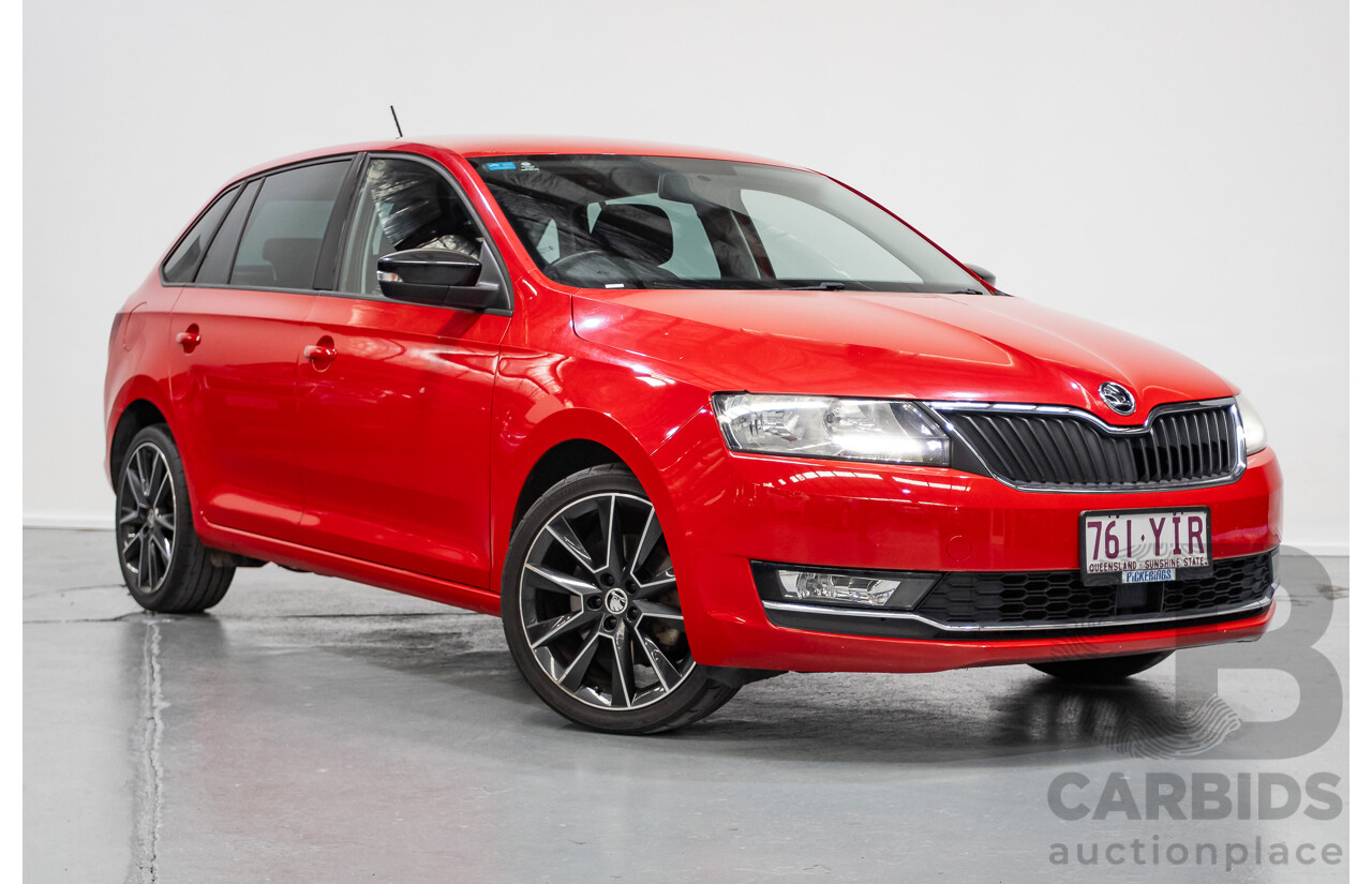 03/2018 Skoda Rapid  92 TSI NH MY18 4D Wagon Corrida Red Turbo 1.4L