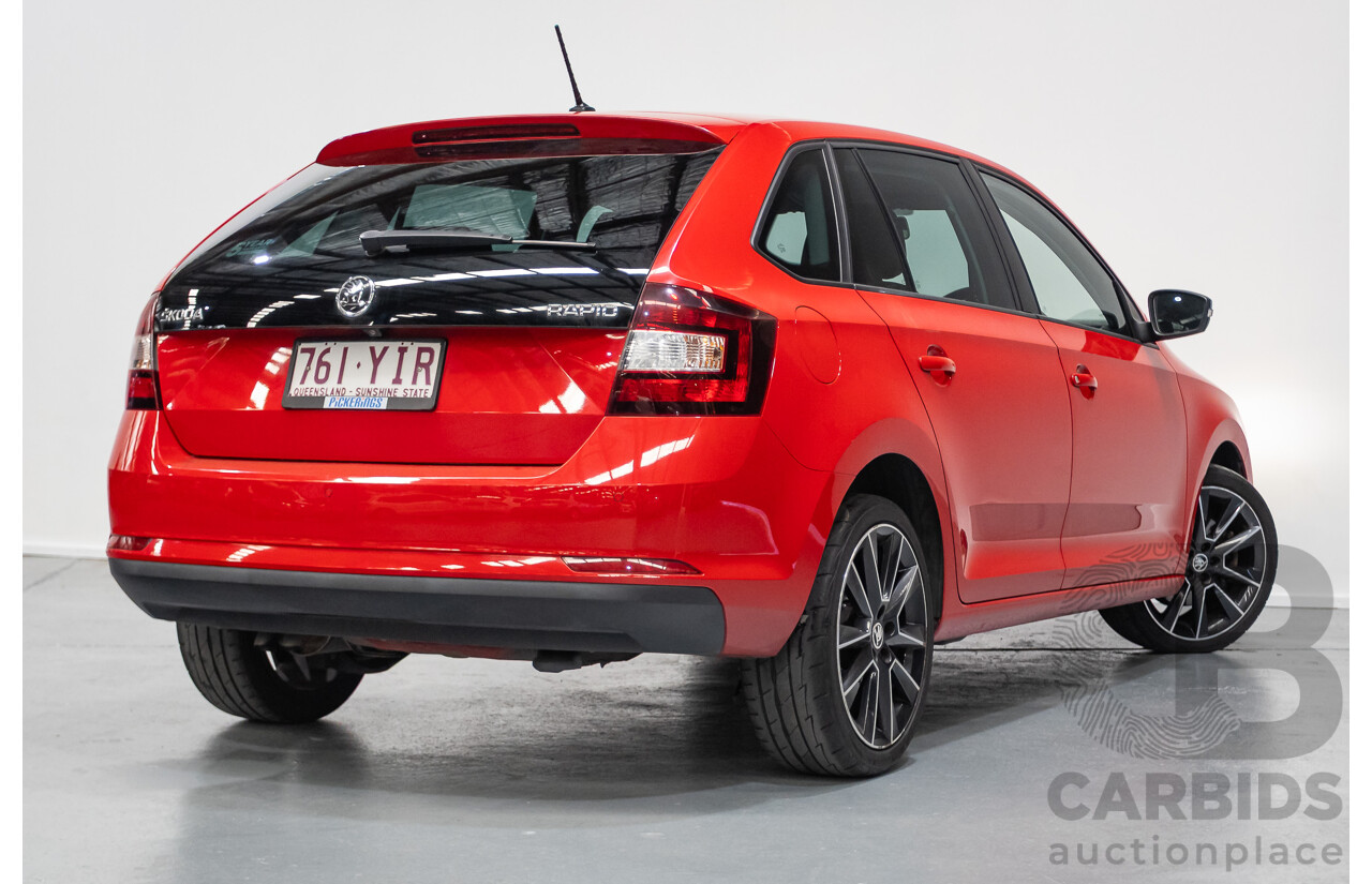 03/2018 Skoda Rapid  92 TSI NH MY18 4D Wagon Corrida Red Turbo 1.4L
