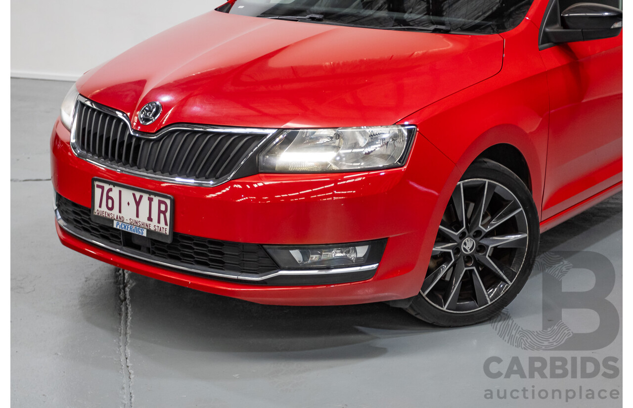 03/2018 Skoda Rapid  92 TSI NH MY18 4D Wagon Corrida Red Turbo 1.4L