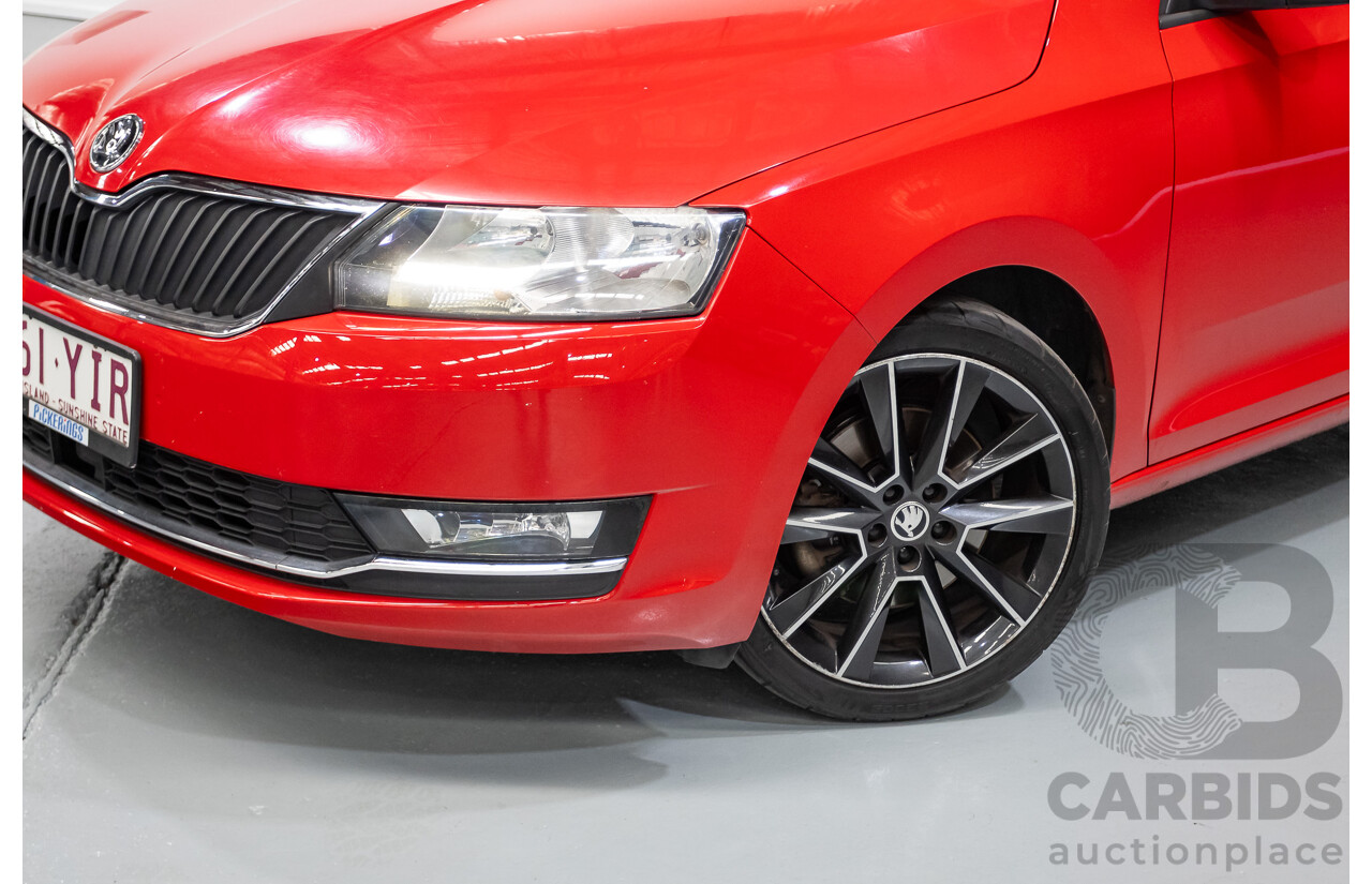 03/2018 Skoda Rapid  92 TSI NH MY18 4D Wagon Corrida Red Turbo 1.4L