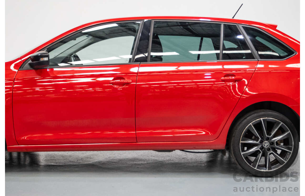 03/2018 Skoda Rapid  92 TSI NH MY18 4D Wagon Corrida Red Turbo 1.4L