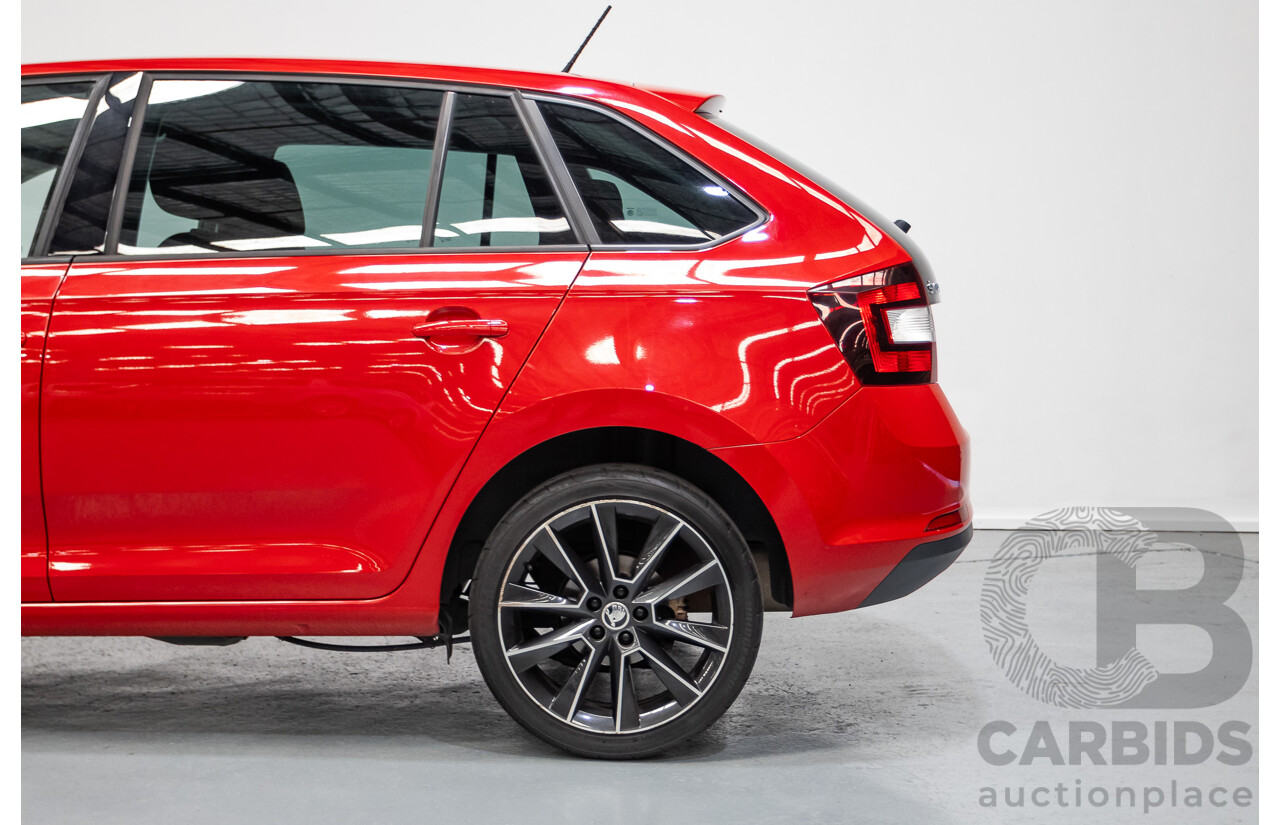 03/2018 Skoda Rapid  92 TSI NH MY18 4D Wagon Corrida Red Turbo 1.4L