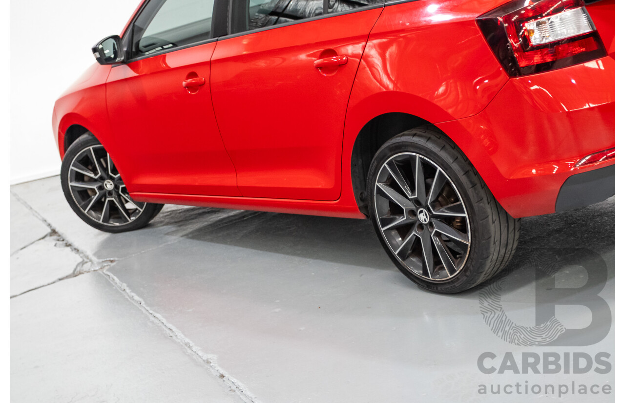 03/2018 Skoda Rapid  92 TSI NH MY18 4D Wagon Corrida Red Turbo 1.4L