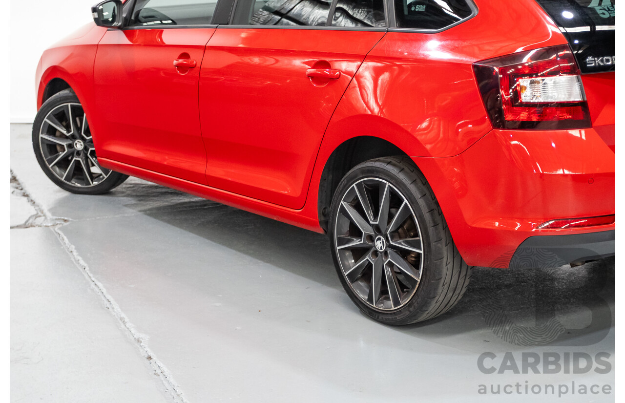 03/2018 Skoda Rapid  92 TSI NH MY18 4D Wagon Corrida Red Turbo 1.4L