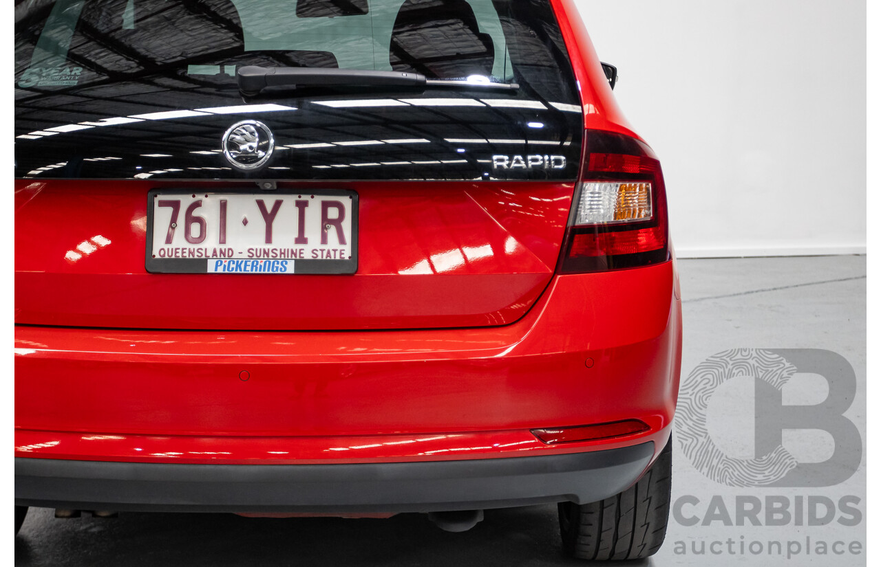 03/2018 Skoda Rapid  92 TSI NH MY18 4D Wagon Corrida Red Turbo 1.4L