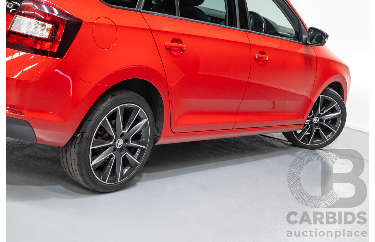 03/2018 Skoda Rapid  92 TSI NH MY18 4D Wagon Corrida Red Turbo 1.4L