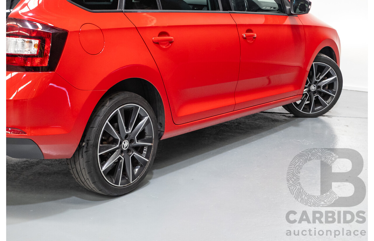 03/2018 Skoda Rapid  92 TSI NH MY18 4D Wagon Corrida Red Turbo 1.4L