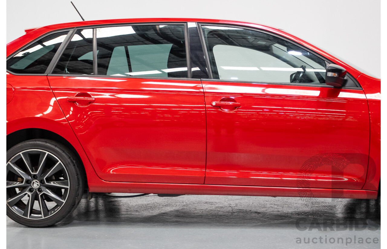 03/2018 Skoda Rapid  92 TSI NH MY18 4D Wagon Corrida Red Turbo 1.4L