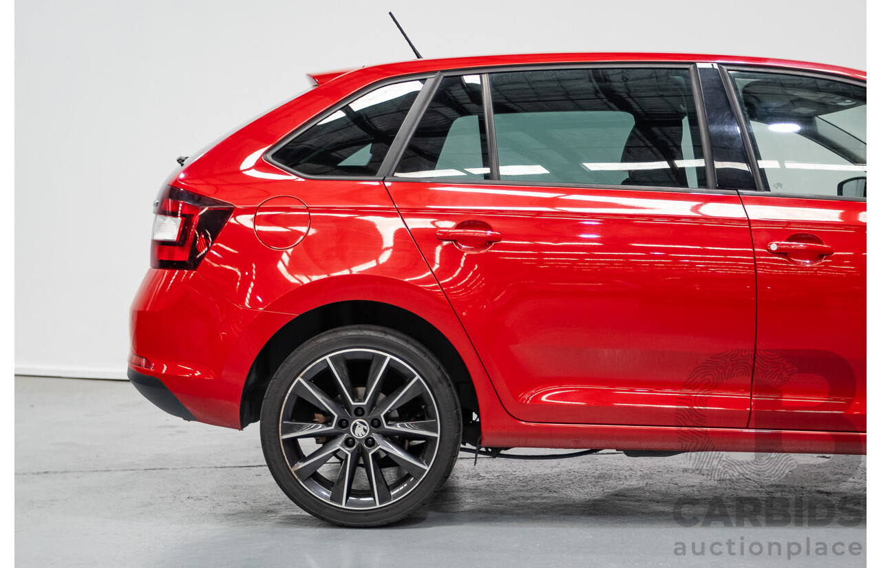03/2018 Skoda Rapid  92 TSI NH MY18 4D Wagon Corrida Red Turbo 1.4L