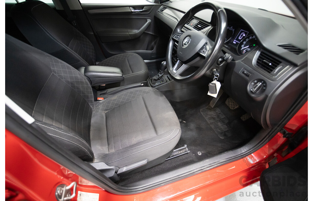 03/2018 Skoda Rapid  92 TSI NH MY18 4D Wagon Corrida Red Turbo 1.4L