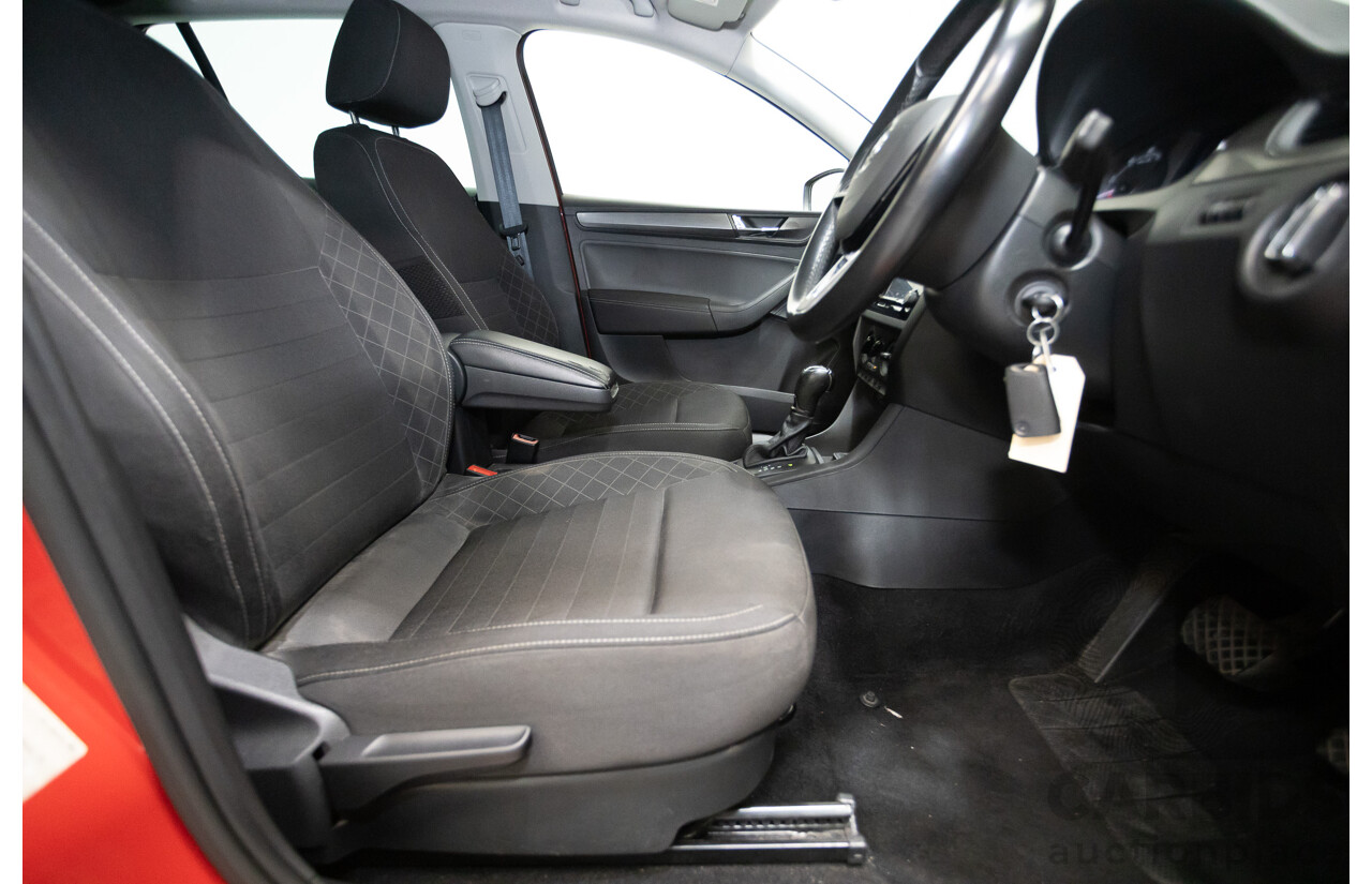 03/2018 Skoda Rapid  92 TSI NH MY18 4D Wagon Corrida Red Turbo 1.4L