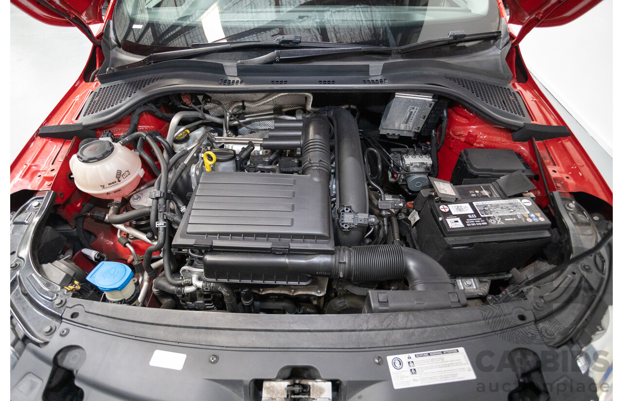 03/2018 Skoda Rapid  92 TSI NH MY18 4D Wagon Corrida Red Turbo 1.4L