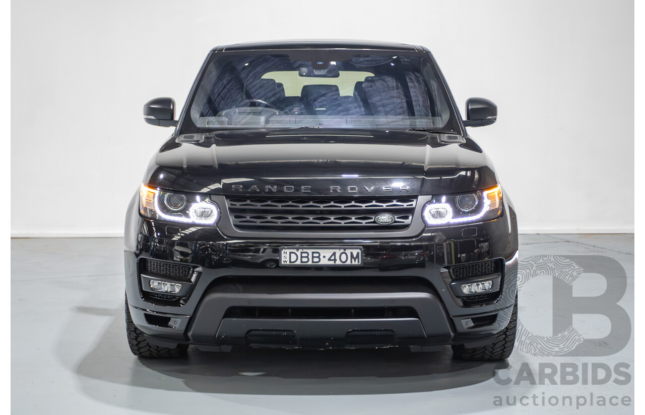 9/2015 Land Rover Range Rover Sport SDV8 HSE Dynamic LW MY16 4d Wagon Santorini Black V8 4.4L