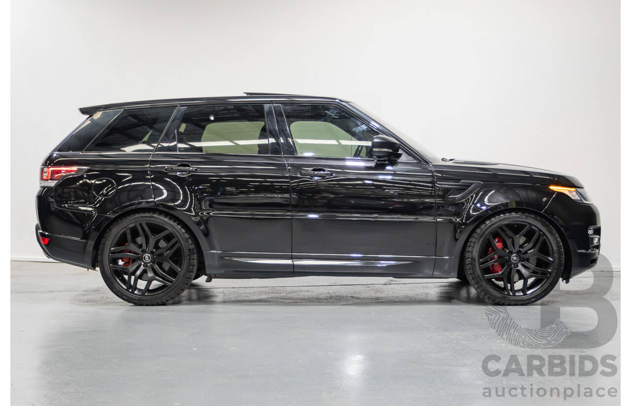 9/2015 Land Rover Range Rover Sport SDV8 HSE Dynamic LW MY16 4d Wagon Santorini Black V8 4.4L