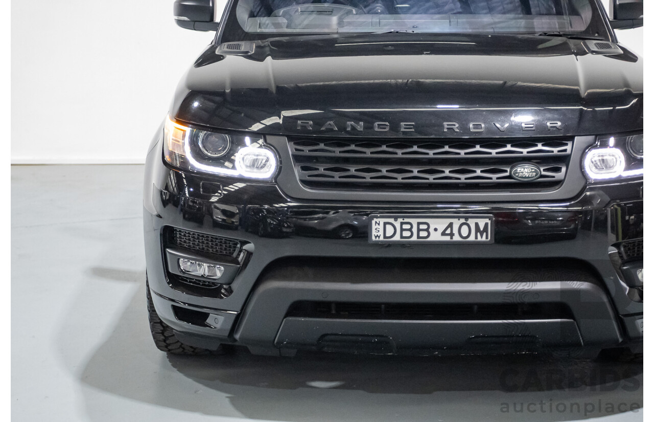 9/2015 Land Rover Range Rover Sport SDV8 HSE Dynamic LW MY16 4d Wagon Santorini Black V8 4.4L