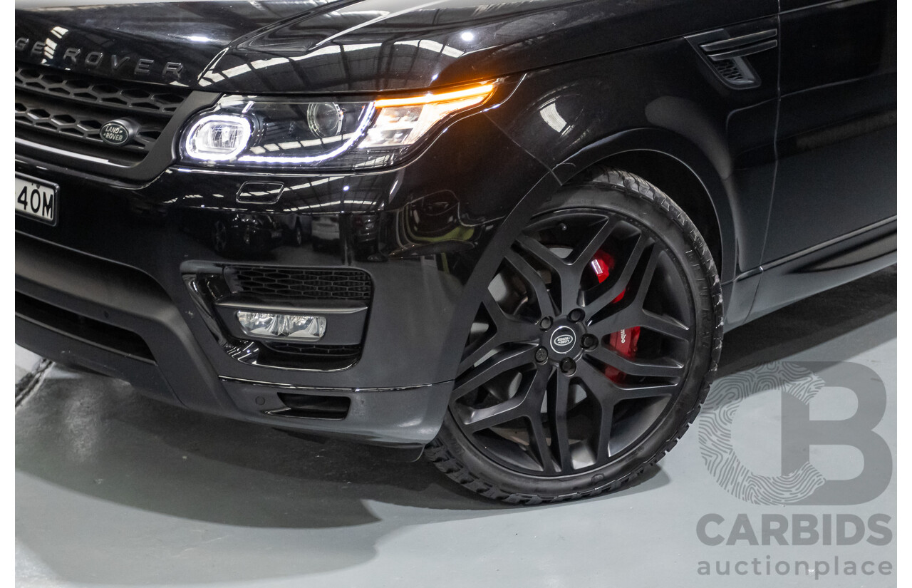 9/2015 Land Rover Range Rover Sport SDV8 HSE Dynamic LW MY16 4d Wagon Santorini Black V8 4.4L