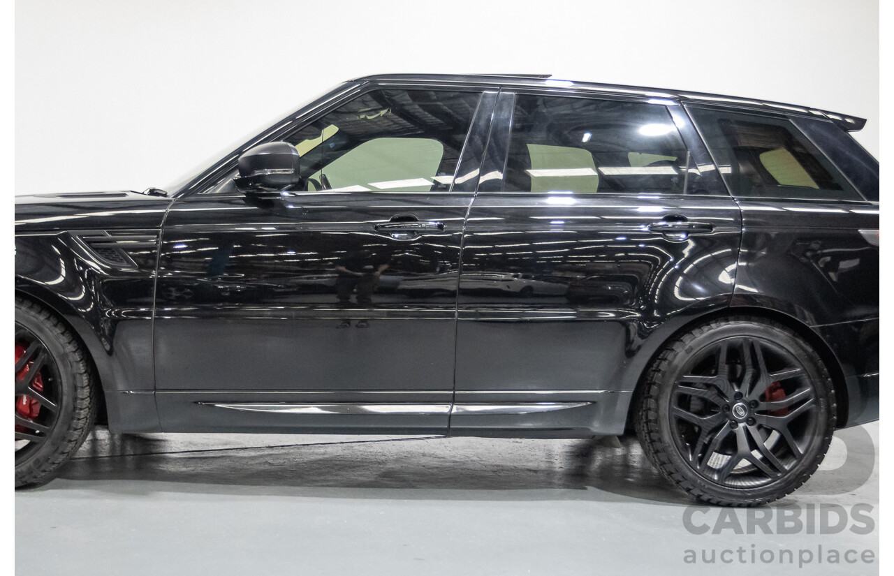 9/2015 Land Rover Range Rover Sport SDV8 HSE Dynamic LW MY16 4d Wagon Santorini Black V8 4.4L