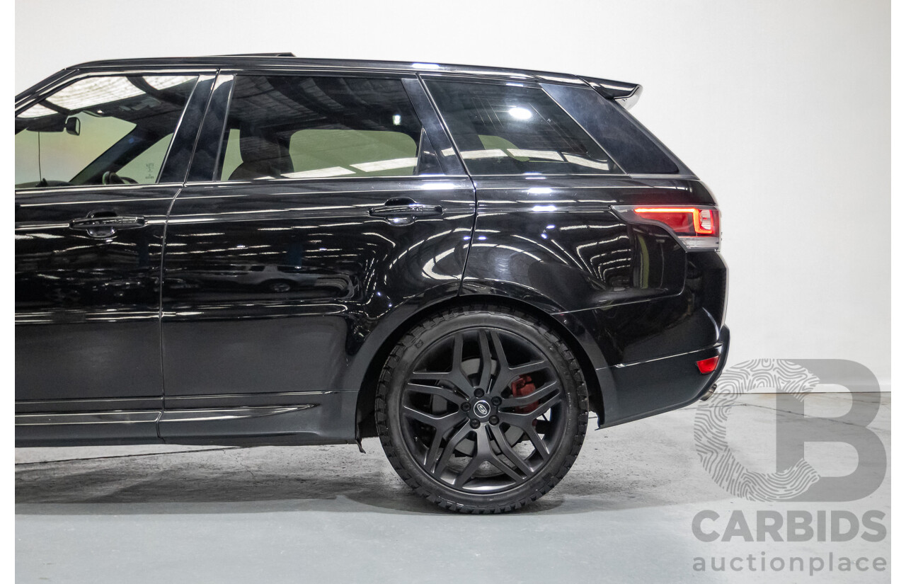 9/2015 Land Rover Range Rover Sport SDV8 HSE Dynamic LW MY16 4d Wagon Santorini Black V8 4.4L