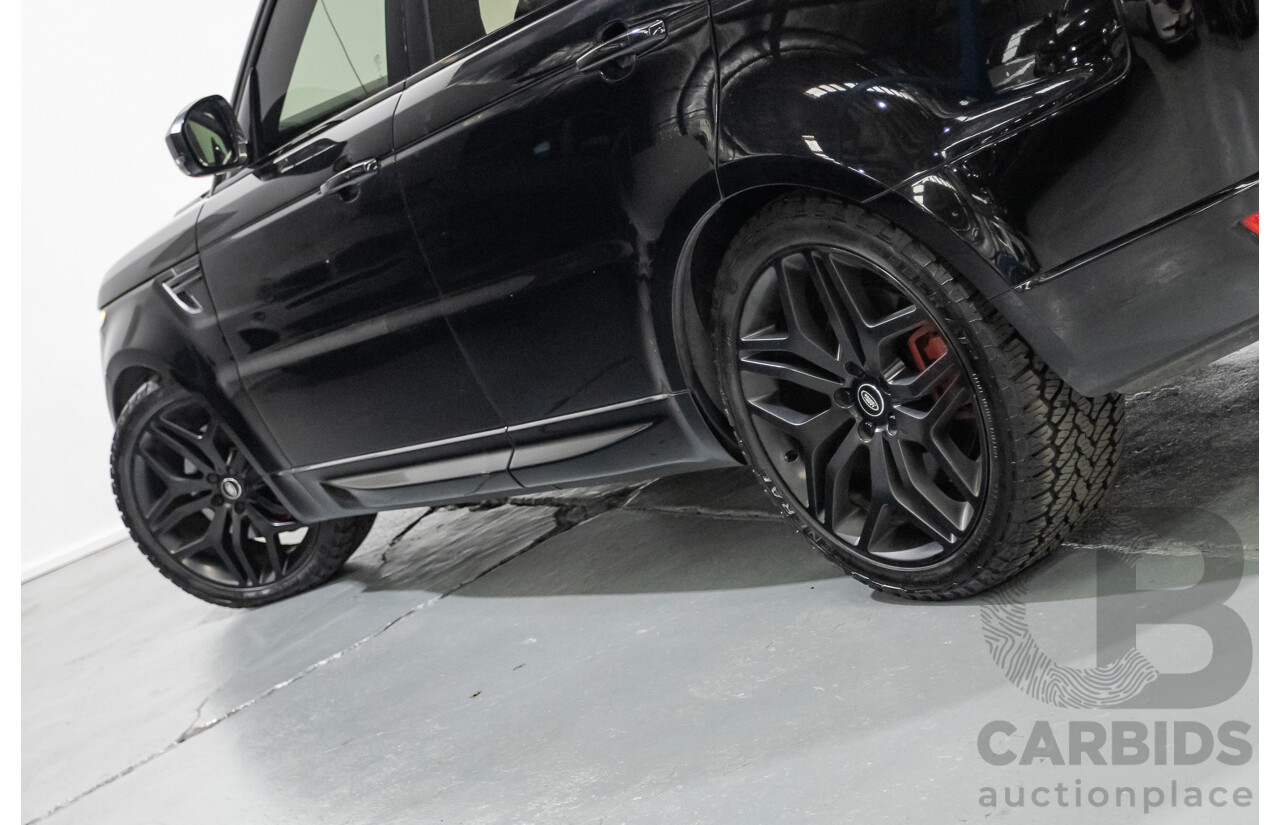 9/2015 Land Rover Range Rover Sport SDV8 HSE Dynamic LW MY16 4d Wagon Santorini Black V8 4.4L