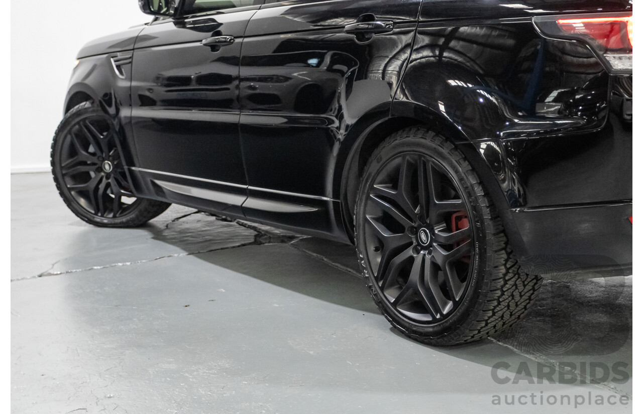 9/2015 Land Rover Range Rover Sport SDV8 HSE Dynamic LW MY16 4d Wagon Santorini Black V8 4.4L