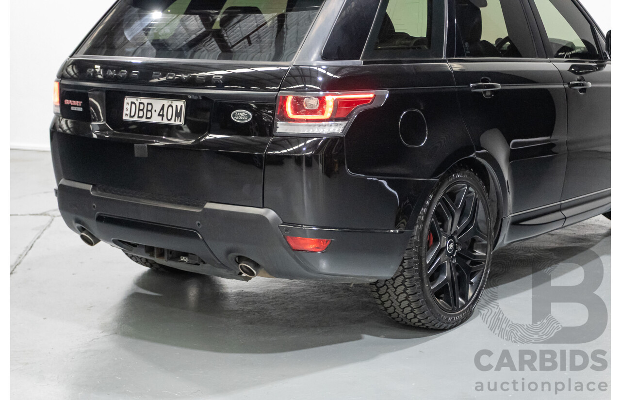 9/2015 Land Rover Range Rover Sport SDV8 HSE Dynamic LW MY16 4d Wagon Santorini Black V8 4.4L