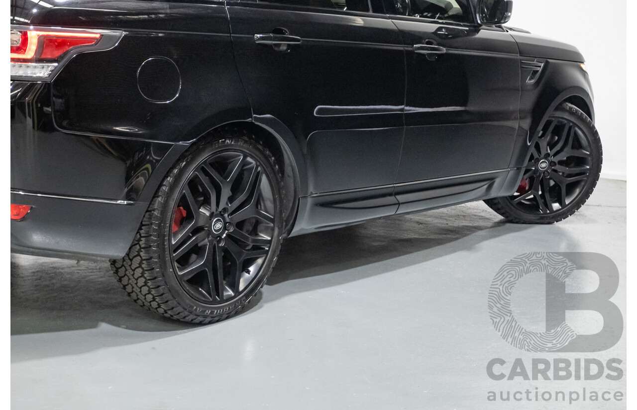 9/2015 Land Rover Range Rover Sport SDV8 HSE Dynamic LW MY16 4d Wagon Santorini Black V8 4.4L