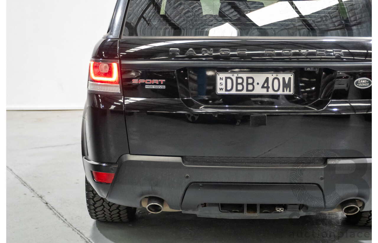9/2015 Land Rover Range Rover Sport SDV8 HSE Dynamic LW MY16 4d Wagon Santorini Black V8 4.4L