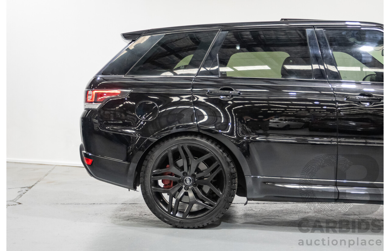 9/2015 Land Rover Range Rover Sport SDV8 HSE Dynamic LW MY16 4d Wagon Santorini Black V8 4.4L