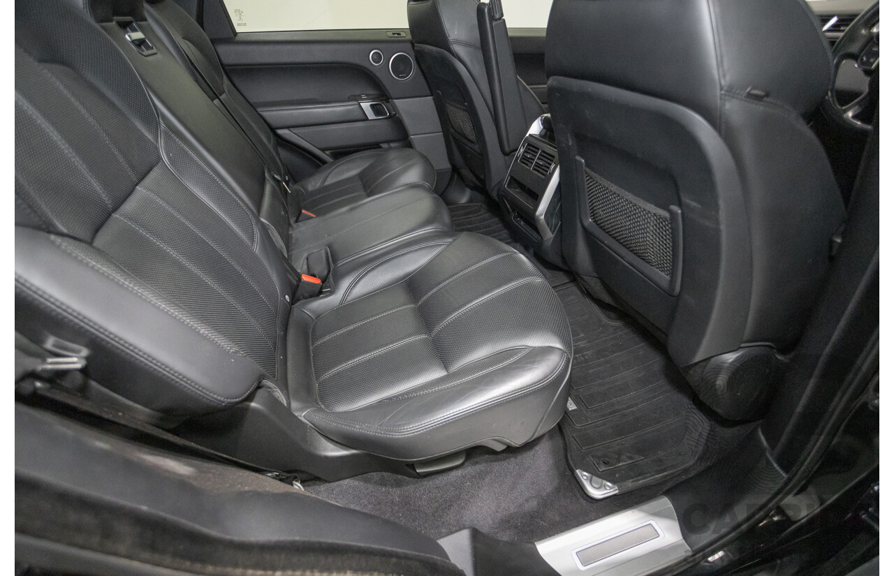 9/2015 Land Rover Range Rover Sport SDV8 HSE Dynamic LW MY16 4d Wagon Santorini Black V8 4.4L