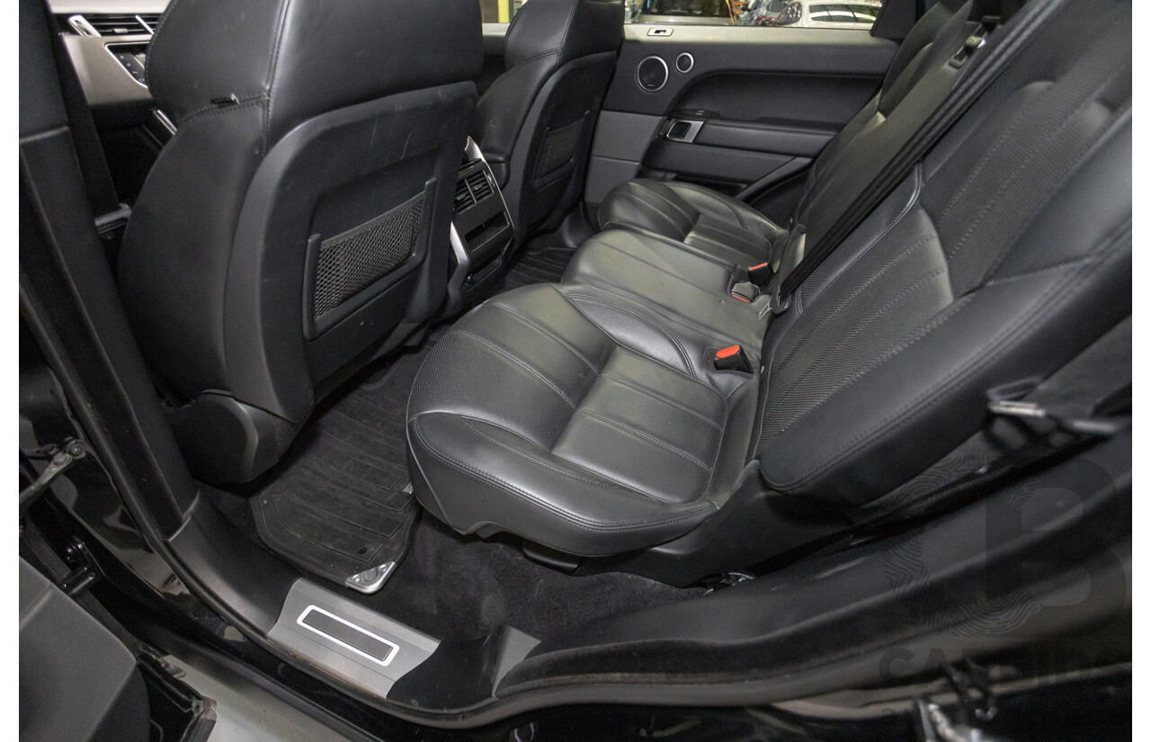 9/2015 Land Rover Range Rover Sport SDV8 HSE Dynamic LW MY16 4d Wagon Santorini Black V8 4.4L