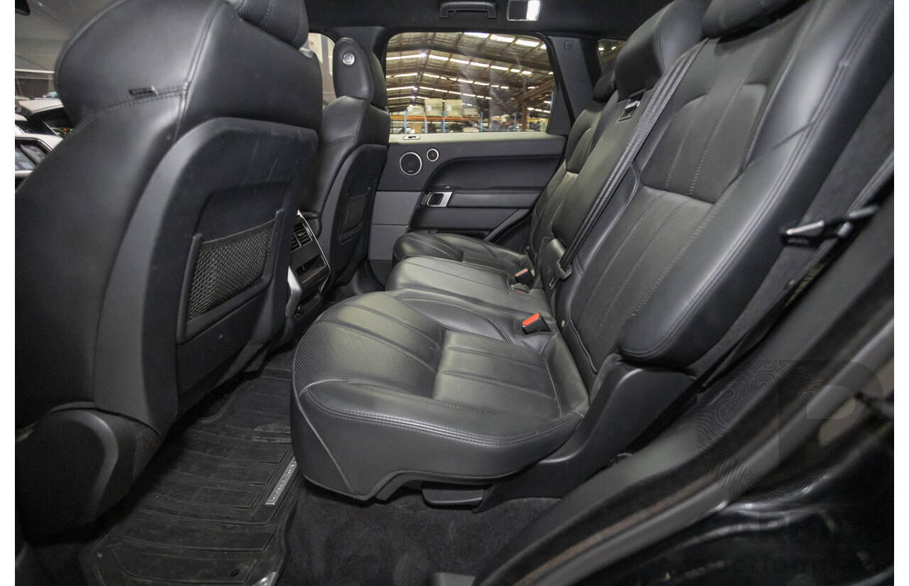 9/2015 Land Rover Range Rover Sport SDV8 HSE Dynamic LW MY16 4d Wagon Santorini Black V8 4.4L